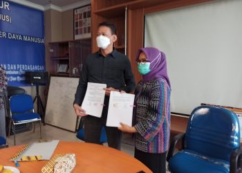 Penandatanganan MoU dan PKS Antara Disperindag KBB dengan PPSDK Kemendag