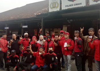 DPC PDIP KBB Datangi Mapolres Cimahi