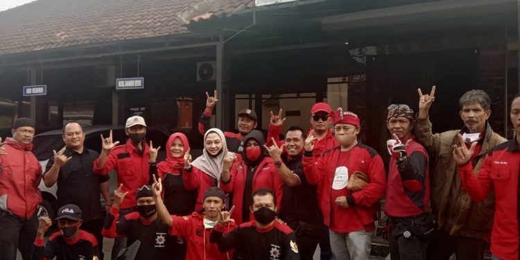 DPC PDIP KBB Datangi Mapolres Cimahi